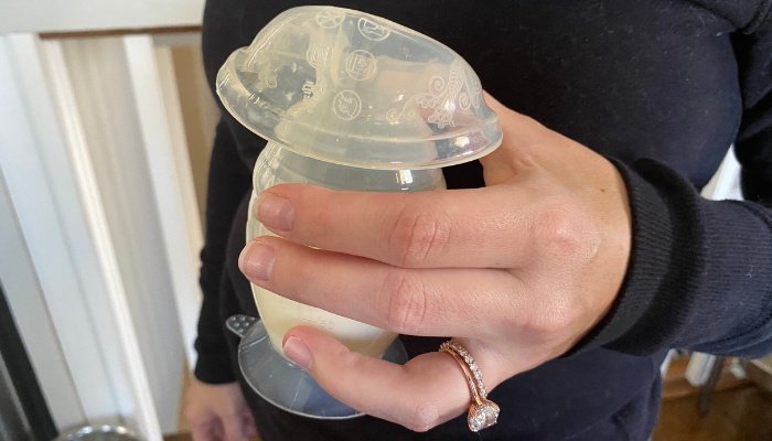 Closeup of Haakaa Silicone Pump