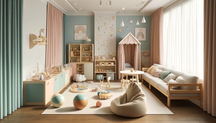 Room with Sensory Objects